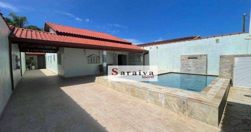 Casa com 3 dormitórios à venda, 120 m² por R$ 550.000,00 - Bopiranga - Itanhaém/SP