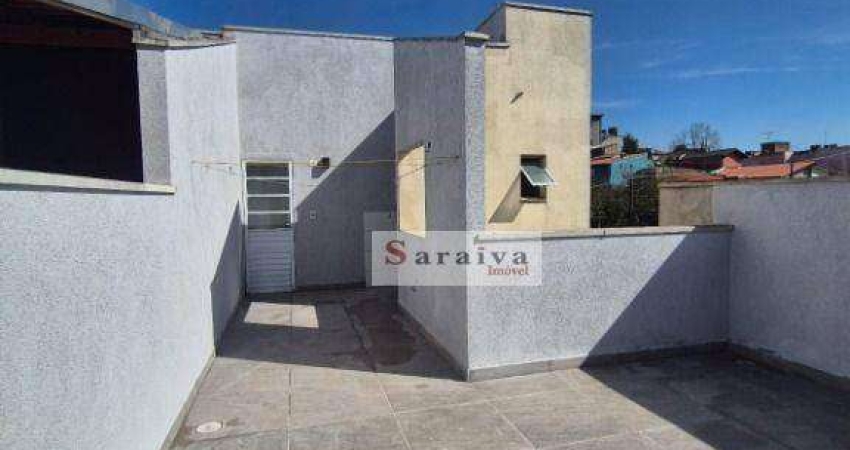 Cobertura com 2 dormitórios à venda, 55 m² por R$ 350.000 - Parque João Ramalho - Santo André/SP