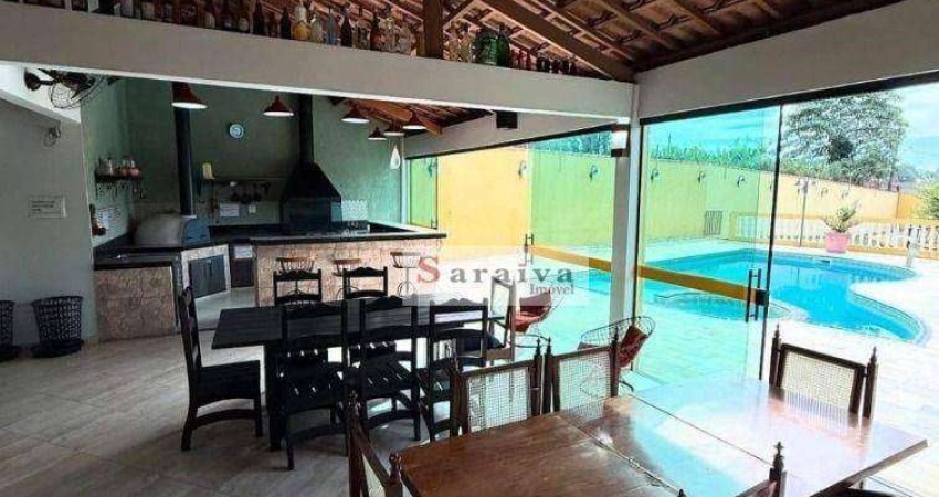 Chácara com 3 dormitórios à venda, 2000 m² por R$ 1.280.000,00 - Chácara Recreio Internacional - Suzano/SP
