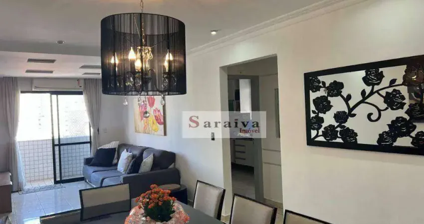 Apartamento com 3 dormitórios à venda, 110 m² por r$ 640.000,00 - vila guilhermina - praia grande/sp