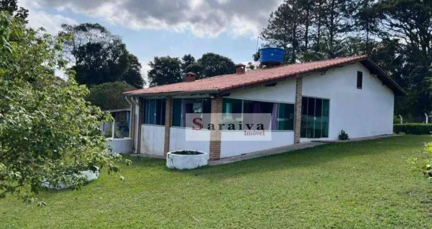 Chácara com 2 dormitórios à venda, 2400 m² por r$ 565.000,00 - taquacetuba - são bernardo do campo/sp