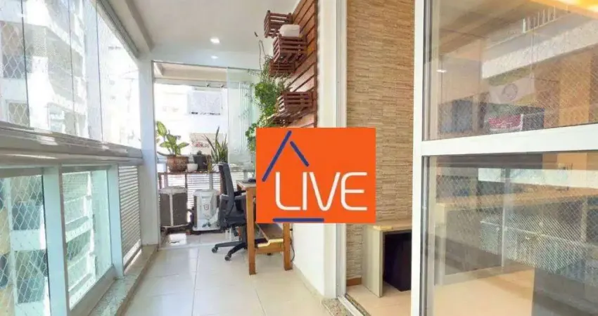LIVE VENDE: Ótimo Apartamento com 2 quartos, suíte, varanda, vaga, lazer, 74 m² por R$ 830.000 - Icaraí - Niterói/RJ