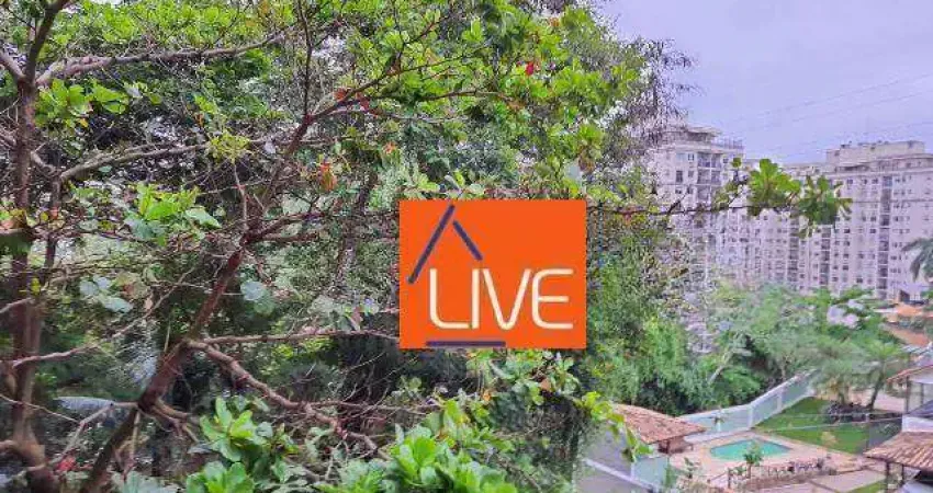 Live vende apartamento 3 quartos, indevassado, condomínio arborizado