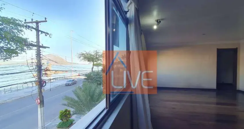 Live vende: praia de icaraí - frente mar! 191m² oportunidade!