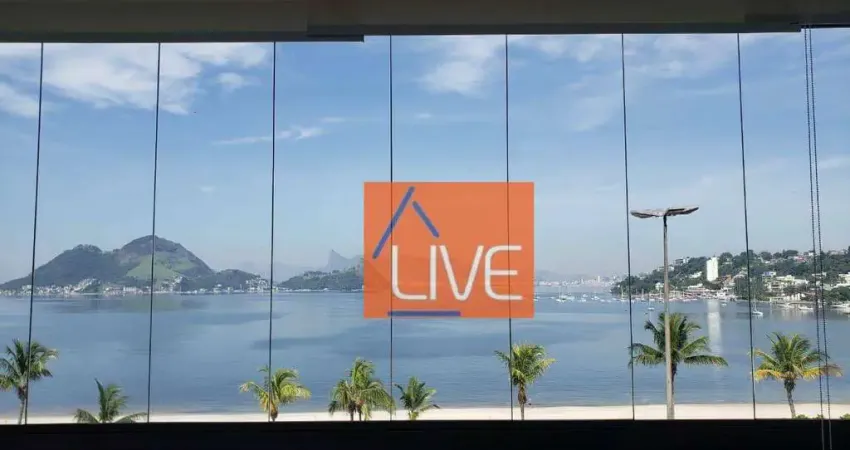 LIVE VENDE: Lindo Loft com 1 quarto, varanda, vaga, vista mar,  50 m² por R$ 720.000 - São Francisco - Niterói/RJ