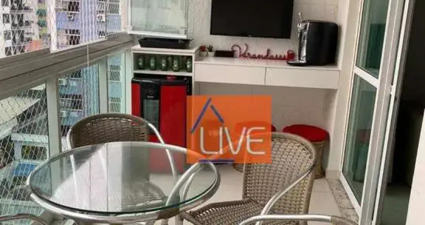 LIVE VENDE: Excelente apartamento, 2 quartos 1 suíte, 1 vaga, lazer completo, 78m²