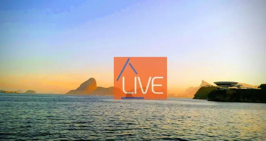 LIVE VENDE: Excelente Apartamento com 4 quartos, vista mar, vaga, 220 m² por R$ 1.800.000 - Ingá - Niterói/RJ
