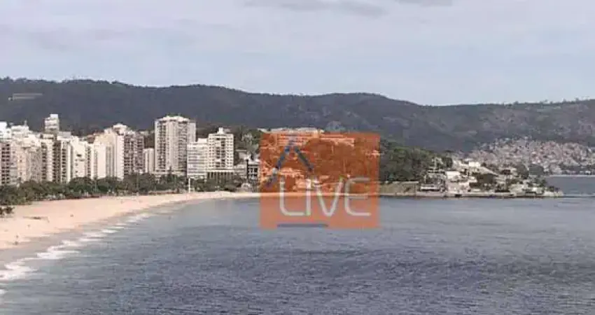 Live vende. privilegiado e exclusivo apartamento luxuoso 3 quartos, 3 suítes, 140,29 na praia de icaraí