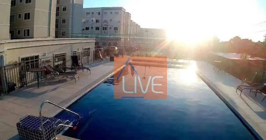 Live vende: apartamento com 2 quartos e vaga, 48 m² por r$ 185.000 - vila lage - são gonçalo/rj