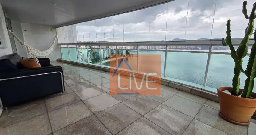 Live vende: apartamento com 2 quartos, sendo uma suíte master, varandão vista mar, 4 vagas , 180 m² por r$ 2.500.000 - ingá - niterói/rj