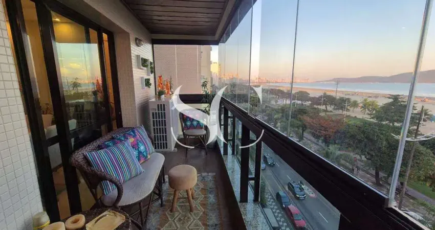Vende-se apartamento com vista plena para o mar na pompéia, em santos sp - 2 suítes, prédio com lazer!