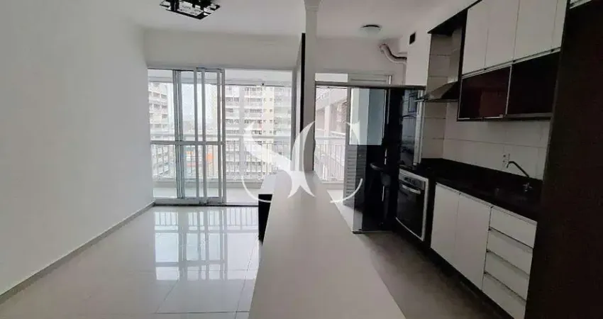 Vende-se apartamento no edifício fusion home & office – vila mathias, santos