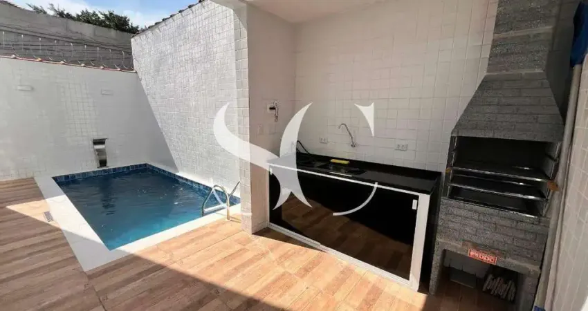 Vende-se casa sobreposta térrea 03 dormitórios sendo 03 suítes no bairro de embaré em santos.