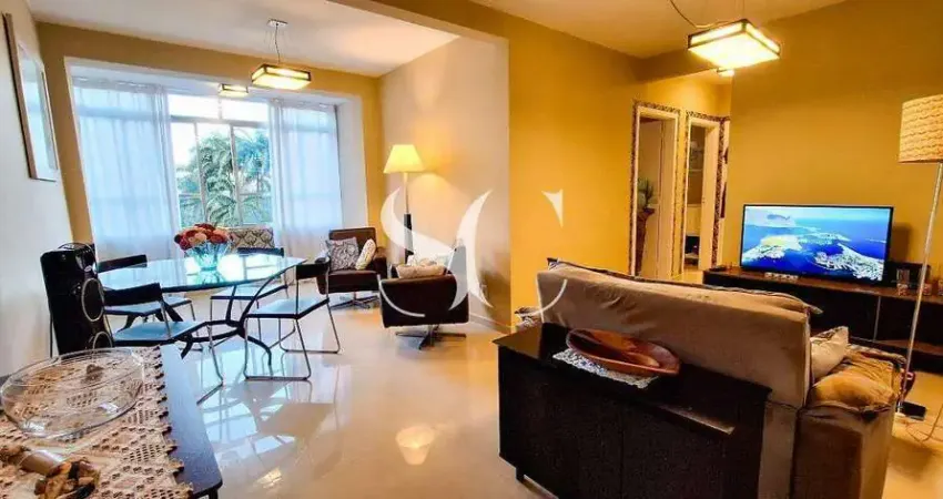 Apartamento porteira fechada na aparecida – 1 quadra da praia e vista livre