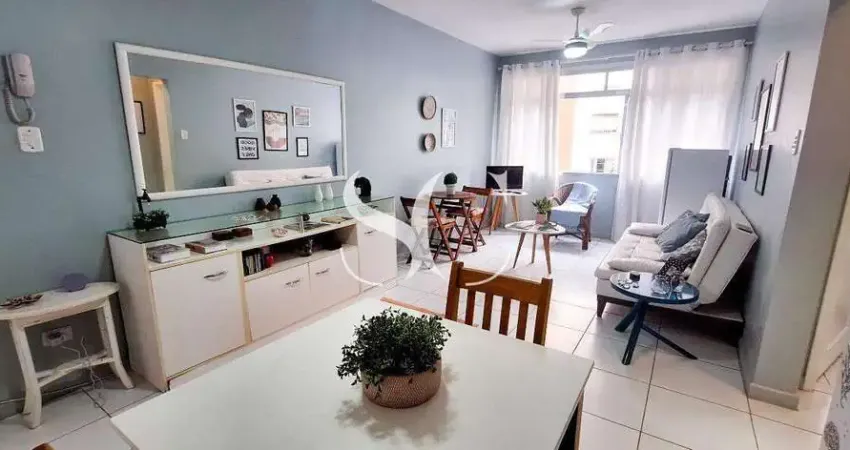 Apartamento reformado e mobiliado no boqueirão – 50m da praia – aceita pet