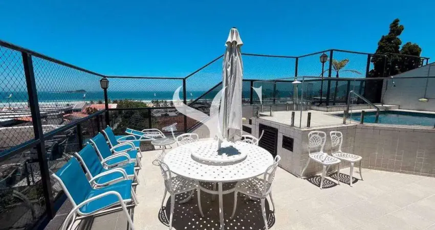 Cobertura com piscina e vista para o mar no guarujá – 3 suítes e solário exclusivo