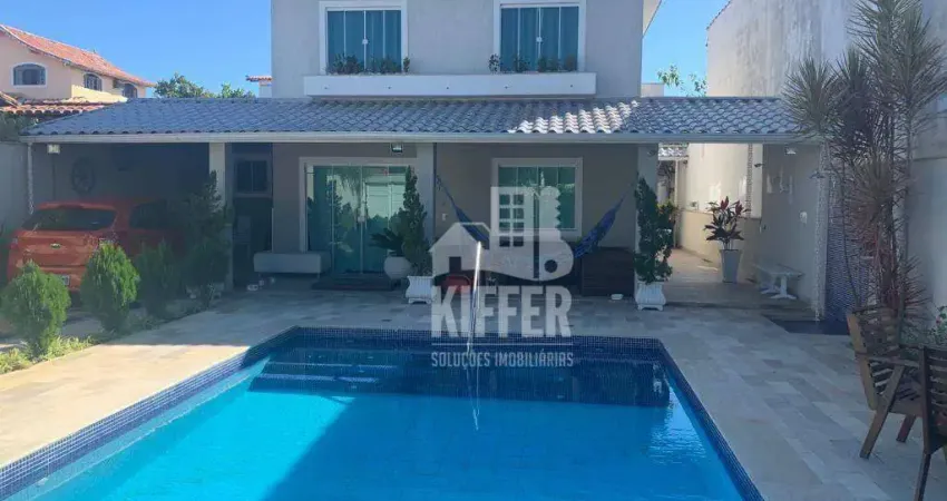 Casa com 4 quartos e piscina a 200m da praia – barra de maricá/rj