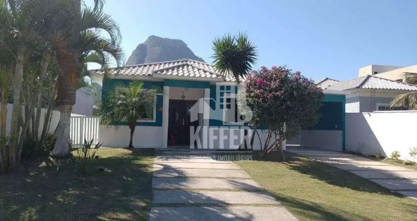 Casa linear à venda no condomínio pedra de inoã – 3 quartos, piscina e lazer completo