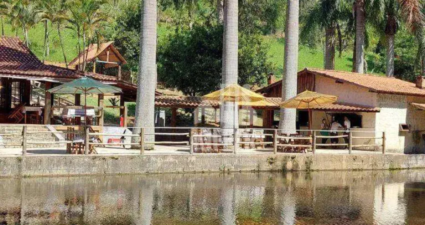 Chácara 28.000m² com restaurante ativo em ipiabas – barra do piraí