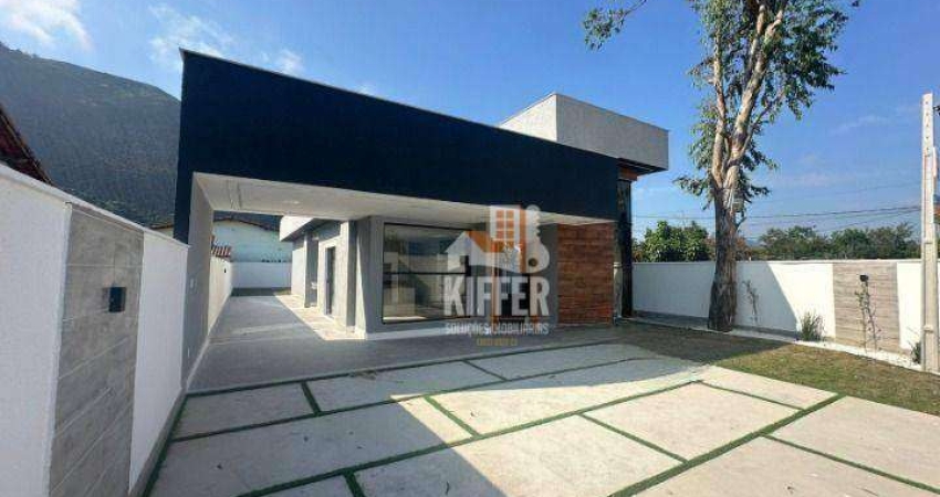 Casa com 3 quartos à venda, 109 m² por R$ 730.000 - Jardim Atlântico Oeste - Maricá/RJ