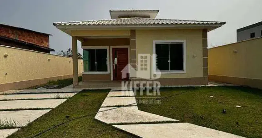Casa com 3 Quartos em Itaipuaçu – Rua 81, Próx. à Av. 2 | Área Gourmet | Cisterna | Porcelanato