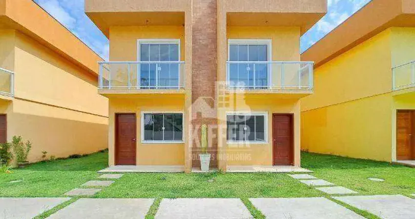 Kiffer imóveis vende – casas duplex em condomínio fechado no centro de inoã, maricá