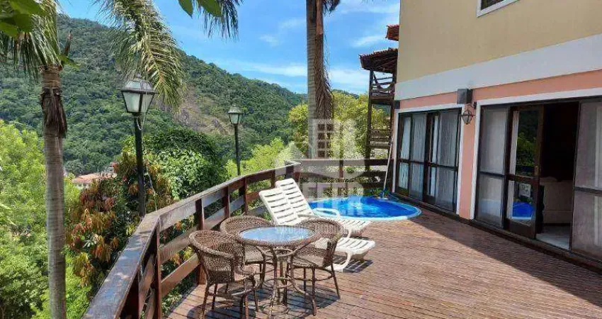 Casa com 4 quartos para alugar, 300 m² por r$ 11.450/mês - itaipu - niterói/rj