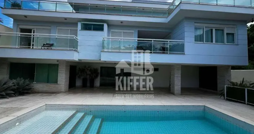 Casa com 6 quartos à venda, 600 m² por r$ 5.500.000 - camboinhas - niterói/rj