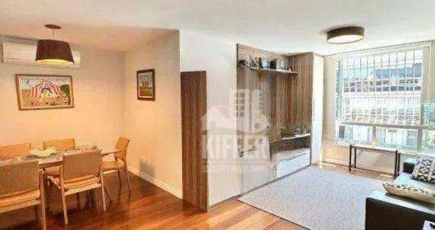Apartamento 1 por Andar, com 3 quartos, 1 suíte, Rua Fechada, 1 vaga, 127m² por R$ 749.000,00 - Icaraí - Niterói/RJ