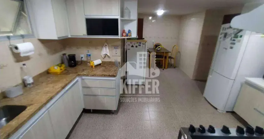 Apartamento amplo de 198m² na rua álvares de azevedo, icaraí | 4 quartos e 3 vagas