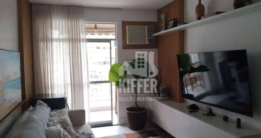 Apartamento com 2 dormitórios à venda, 70 m² por r$ 645.000,00 - icaraí - niterói/rj