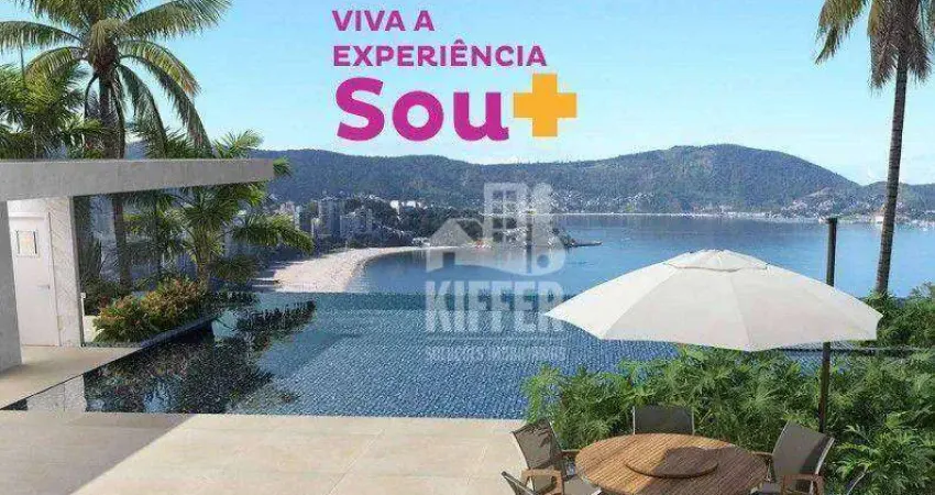 Studio com 1 dormitório à venda, 40 m² por r$ 590.000,00 - icaraí - niterói/rj