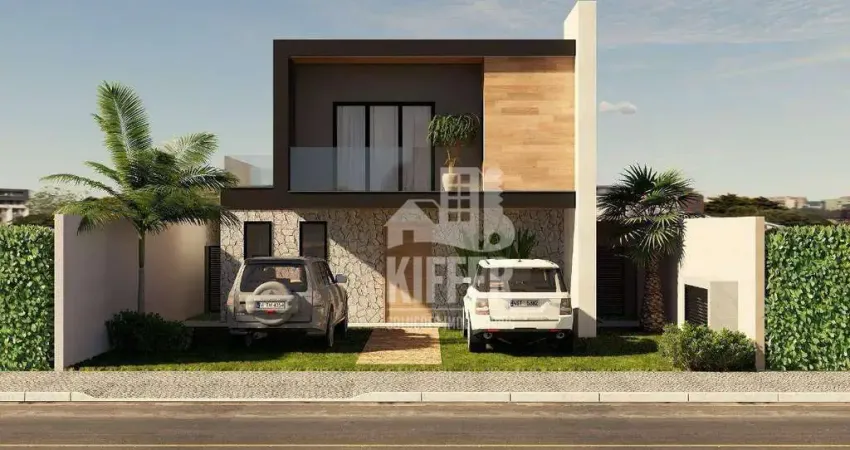 Casa com 4 suítes e vista para a lagoa no Bosque de Itapeba