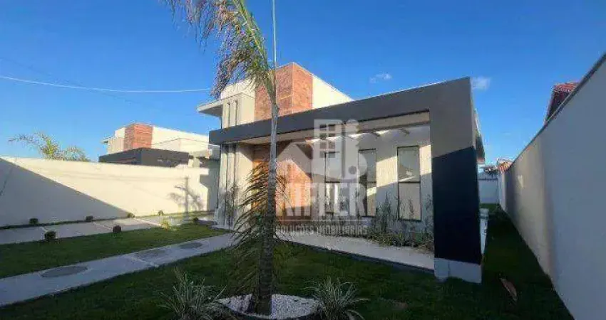 Casa com 3 dormitórios à venda, 150 m² por r$ 878.000,00 - jardim atlântico central (itaipuaçu) - maricá/rj