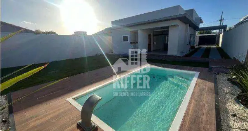 Casa com 3 dormitórios à venda, 139 m² por r$ 865.000,00 - jardim atlântico central (itaipuaçu) - maricá/rj
