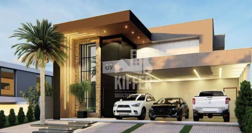 Casa inteligente com 4 suítes em condomínio de luxo – alta tecnologia e segurança