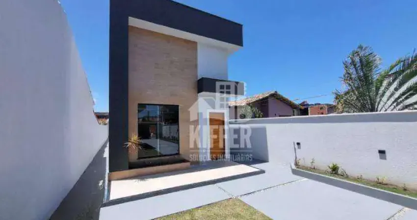 Casa com 3 quartos à venda, 100 m² por r$ 760.000 - jardim atlântico oeste (itaipuaçu) - maricá/rj