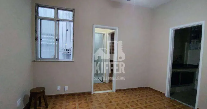 Quarto e sala à venda, 47 m² por r$ 221.800 - centro - niterói/rj