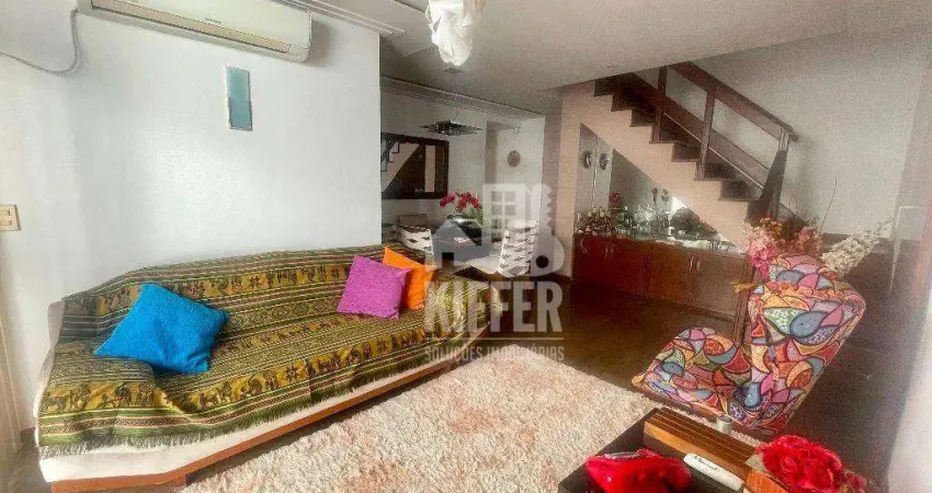 Cobertura com 4 quartos à venda, 186 m² por r$ 1.800.000 - icaraí - niterói/rj