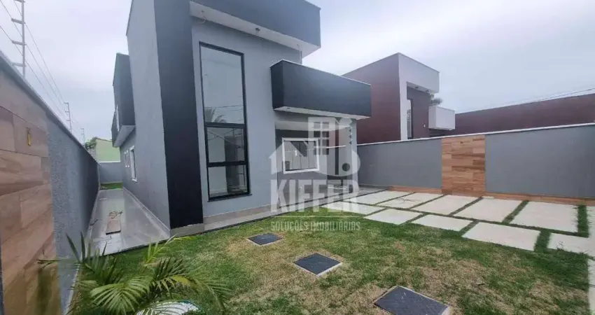 Casa com 3 quartos à venda, 100 m² por r$ 650.000 - jardim atlântico oeste (itaipuaçu) - maricá/rj