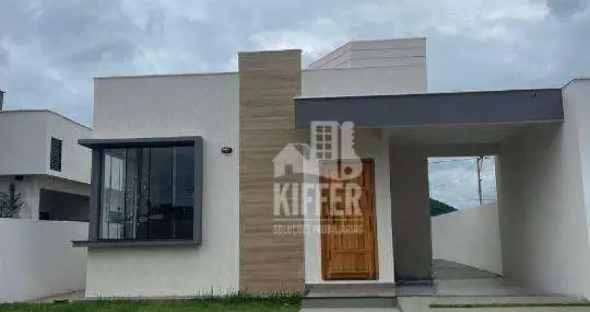 Casa linear à venda no condomínio dom village ubatiba, maricá/rj