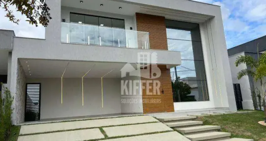 Casa duplex de alto padrão no condomínio alphaville 3 suítes com closet 278 m² construídos piscina
