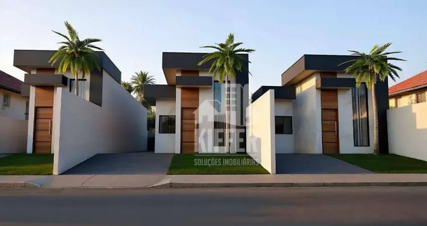 Casa com projeto moderno à venda | bairro tranquilo | próxima à rj-106