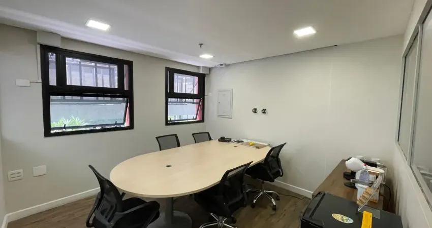 Sala comercial 45 m² no itaim bibi, rua urussuí, com 1 vaga de garagem.