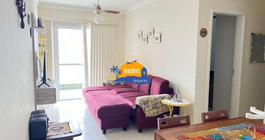 Apartamento à venda na quadra da praia no Centro de Bertioga-SP: 2 Quartos, 1 Suíte, 1 Sala, 2 Banheiros, 2 Vagas de Garagem - Centro, 73m²