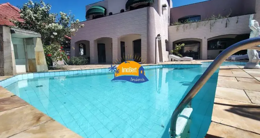 Residência de alto padrão frente mar em condomínio fechado na cidade de Bertioga-SP, Centro - 5 quartos, 5 suítes, 7 banheiros, 6 vagas de garagem, 450m² de área