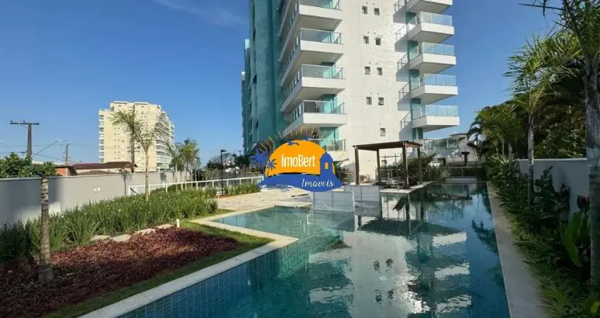 Apartamento novo à venda em Bertioga-SP, bairro Maitinga, 50 mts da praia, 2 quartos, (sendo 1 suíte), ampla sacada gourmet, 2 vagas, 82m²!