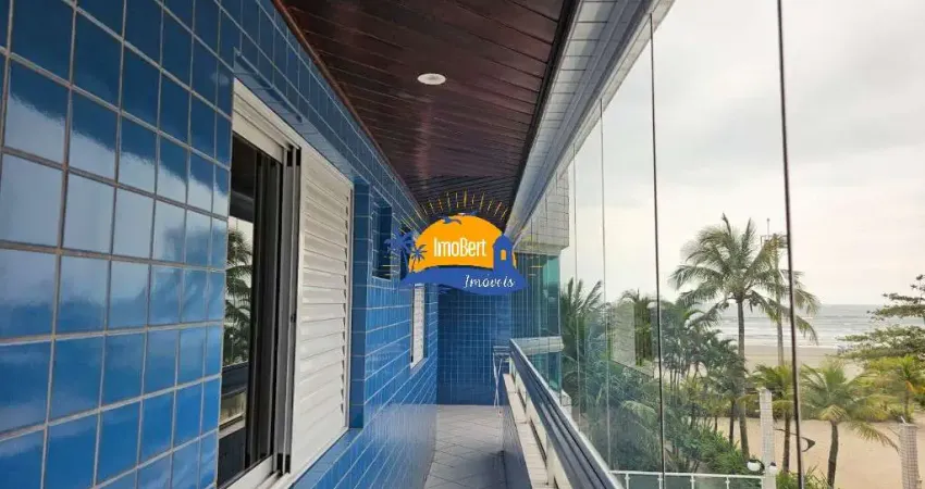 Apartamento pe na areia com vista para o mar à venda em maitinga- bertioga-sp, 3 quartos, 96m², 2 vagas cobertas.