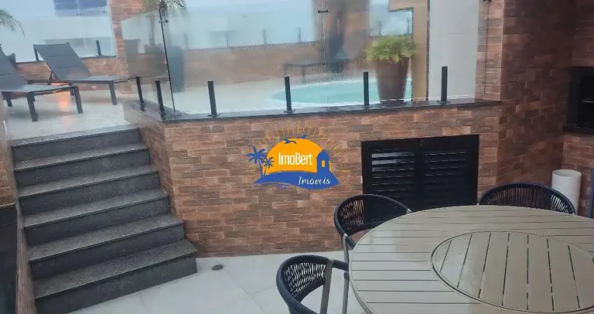 Cobertura de luxo à venda em Bertioga-SP, no bairro Riviera: 5 quartos, 3 suítes, 2 salas, 5 banheiros, 2 vagas, 243m².