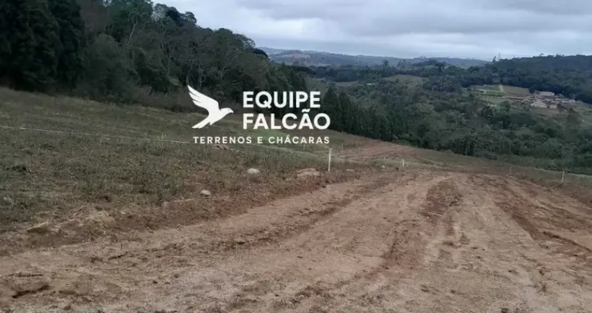 He novos terrenos para chácaras! 500m²planos e facilitados!